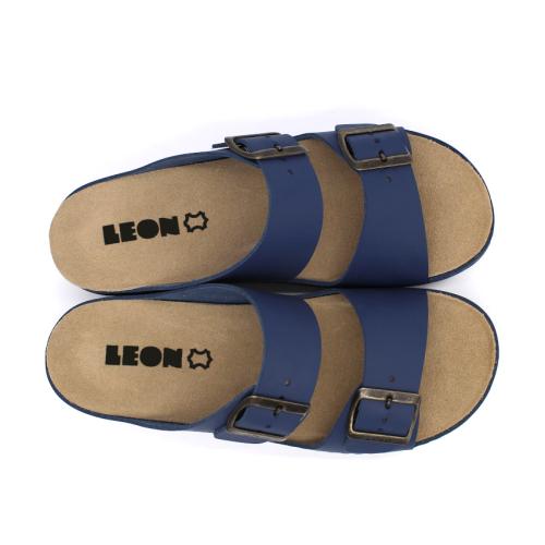 5012 LEON Comfort női bőr papucs