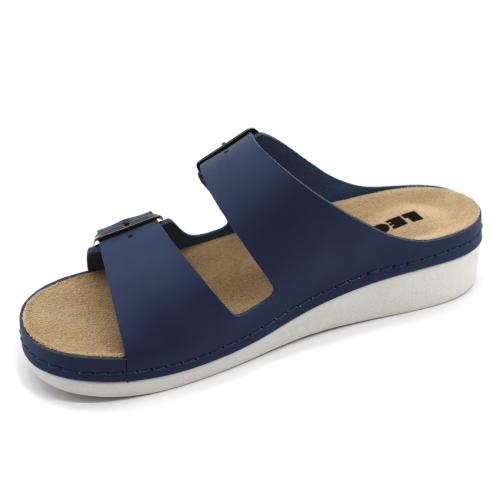 5012 LEON Comfort női bőr papucs