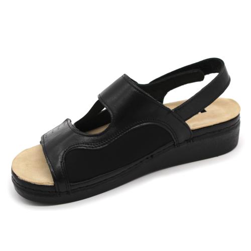 5020 LEON Comfort női bőr szandál