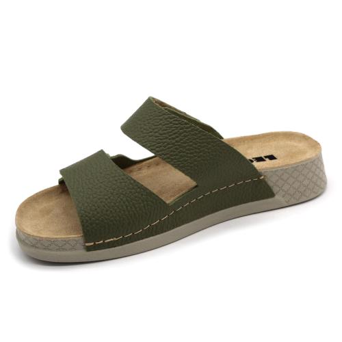 511 LEON Comfort női bőr papucs