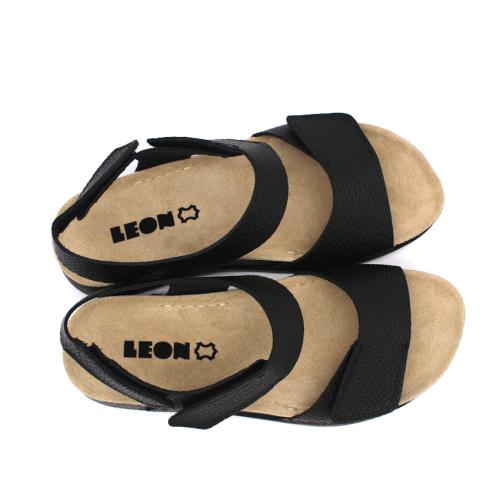 520 LEON Comfort női bőr szandál