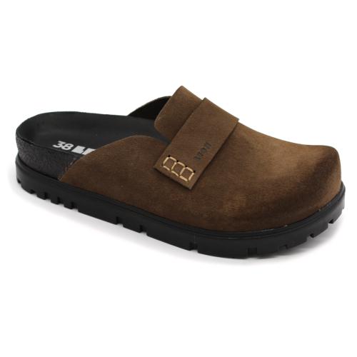 6001 LEON Comfort női bőr klumpa