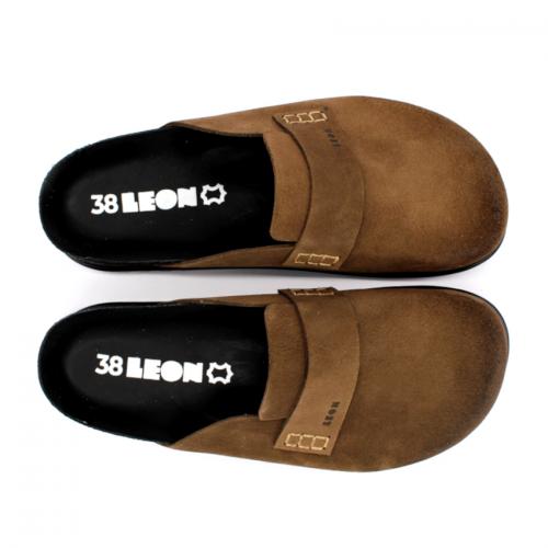 6001 LEON Comfort női bőr klumpa