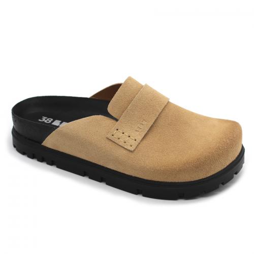 6001 LEON Comfort női bőr klumpa