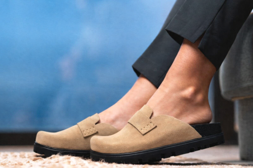 6001 LEON Comfort női bőr klumpa