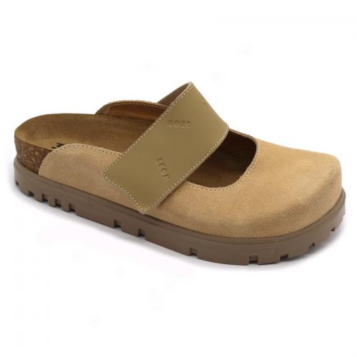 6002 LEON Comfort női bőr klumpa