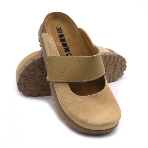 6002 LEON Comfort női bőr klumpa