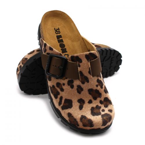 6003 LEON Comfort női bőr klumpa