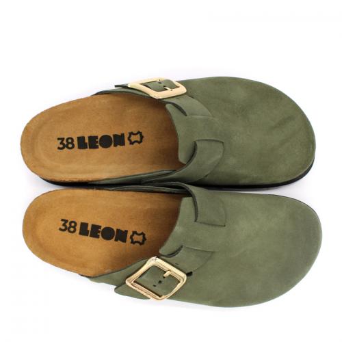6006 LEON Comfort női bőr klumpa
