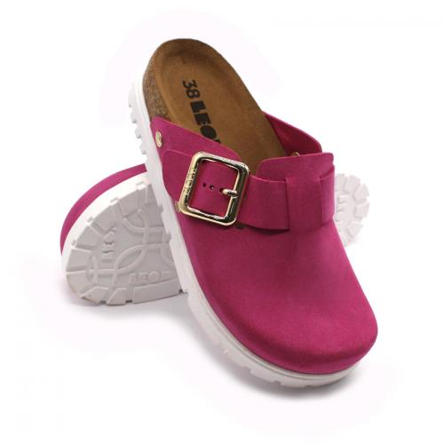 6006 LEON Comfort női bőr klumpa