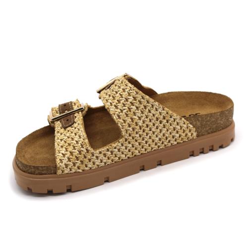 6017 LEON Comfort női bőr papucs