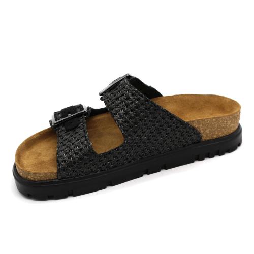 6017 LEON Comfort női bőr papucs