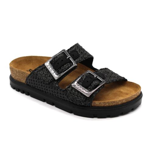 6017 LEON Comfort női bőr papucs