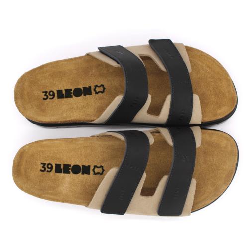 6020 LEON Comfort női bőr papucs