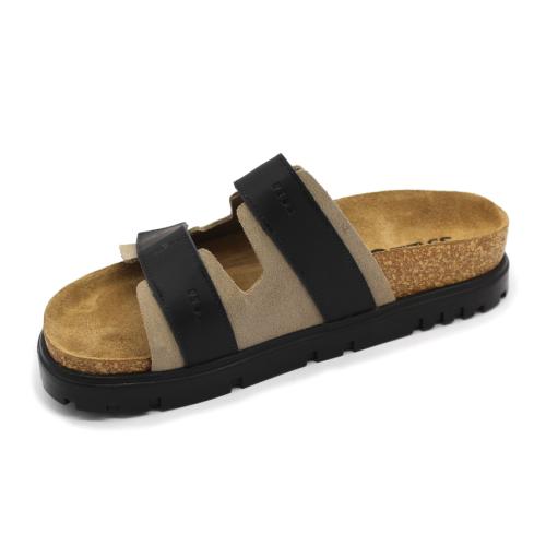6020 LEON Comfort női bőr papucs