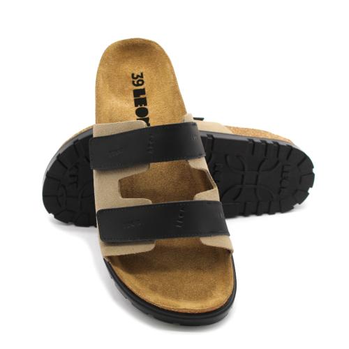 6020 LEON Comfort női bőr papucs