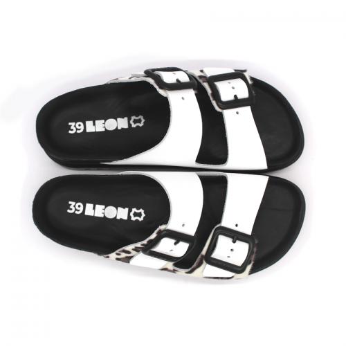 6024 LEON Comfort női bőr papucs