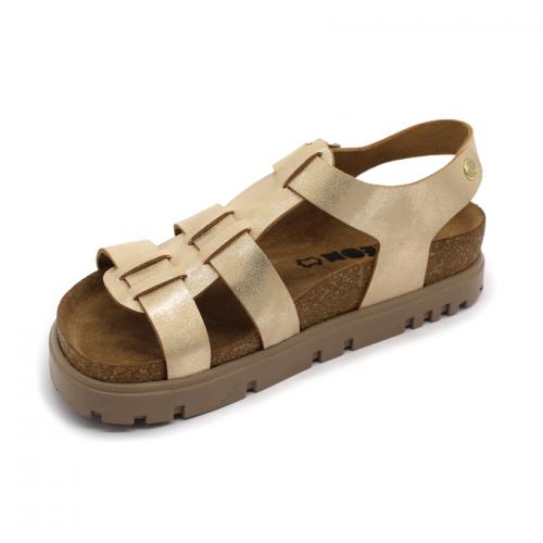 6300 LEON Comfort női bőr szandál