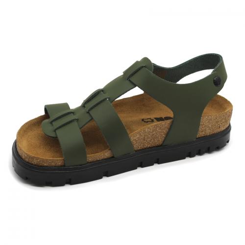 6300 LEON Comfort női bőr szandál