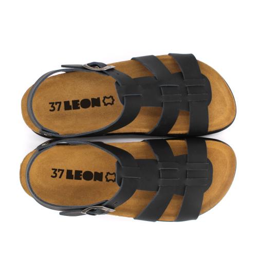 6300 LEON Comfort női bőr szandál