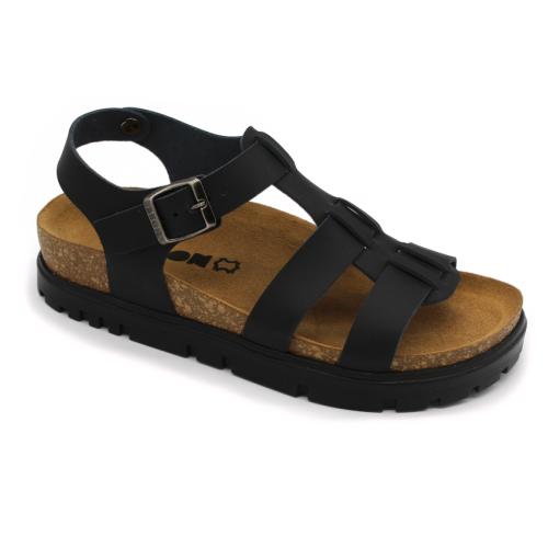 6300 LEON Comfort női bőr szandál