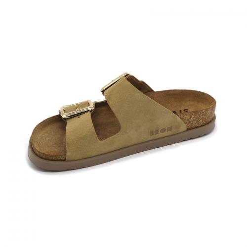 7010 LEON Comfort női bőr papucs