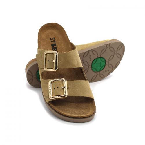 7010 LEON Comfort női bőr papucs