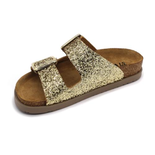 7011 LEON Comfort női bőr papucs