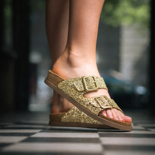 7011 LEON Comfort női bőr papucs