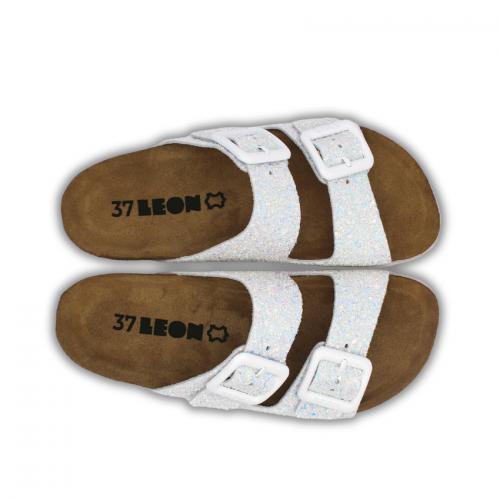 7011 LEON Comfort női bőr papucs