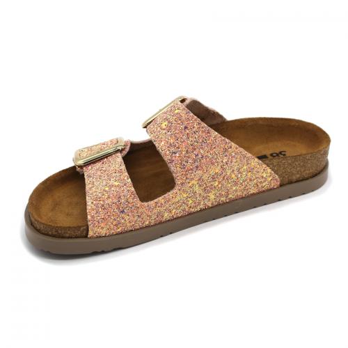 7011 LEON Comfort női bőr papucs