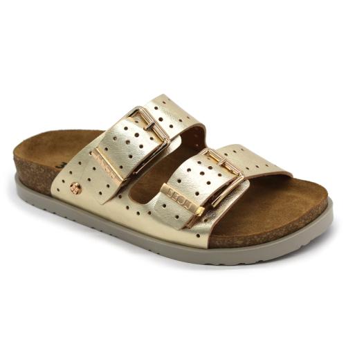 7012 LEON Comfort női bőr papucs