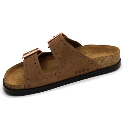 7012 LEON Comfort női bőr papucs