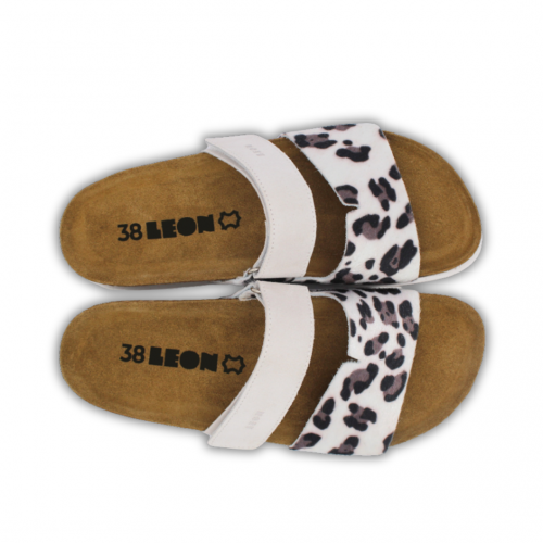 7021 LEON Comfort női bőr papucs