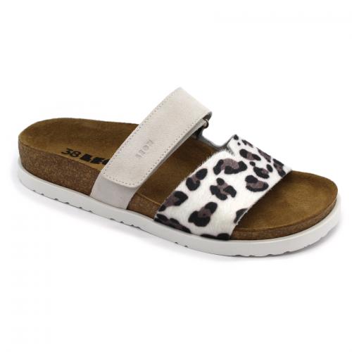 7021 LEON Comfort női bőr papucs