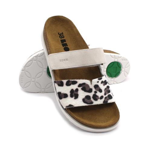 7021 LEON Comfort női bőr papucs