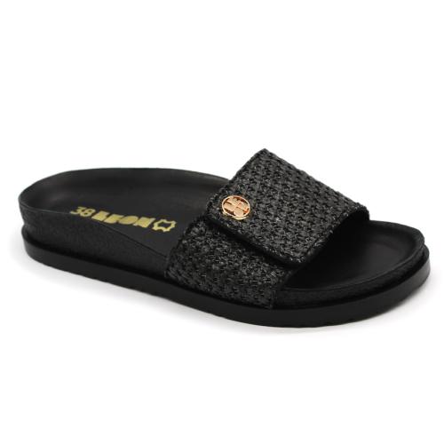 7022 LEON Comfort női bőr papucs
