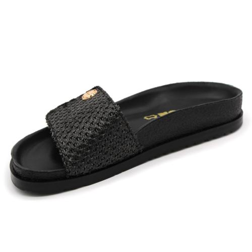 7022 LEON Comfort női bőr papucs