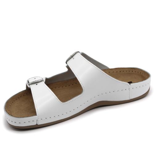 702 LEON Comfort férfi bőr papucs