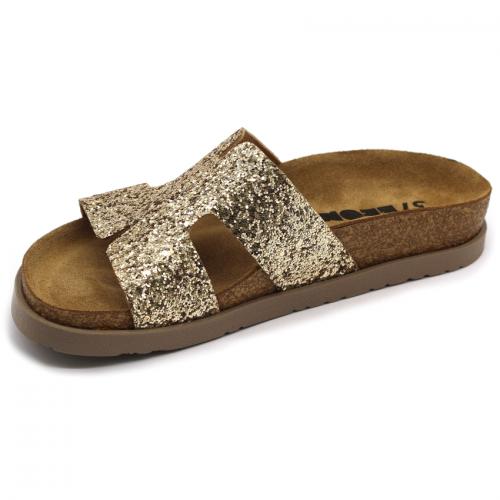 7030 LEON Comfort női bőr papucs