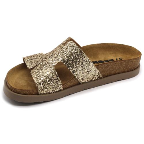 7030 LEON Comfort női bőr papucs