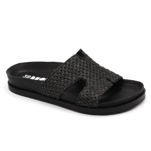 7031 LEON Comfort női bőr papucs