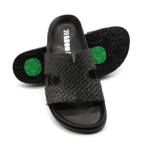 7031 LEON Comfort női bőr papucs