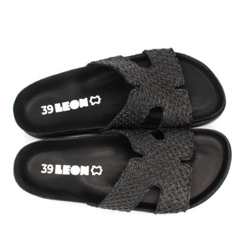 7031 LEON Comfort női bőr papucs