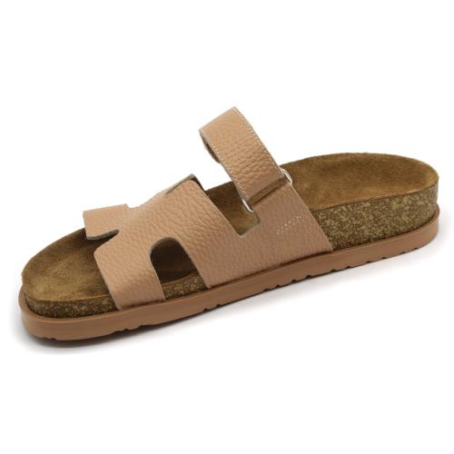 7032 LEON Comfort női bőr papucs