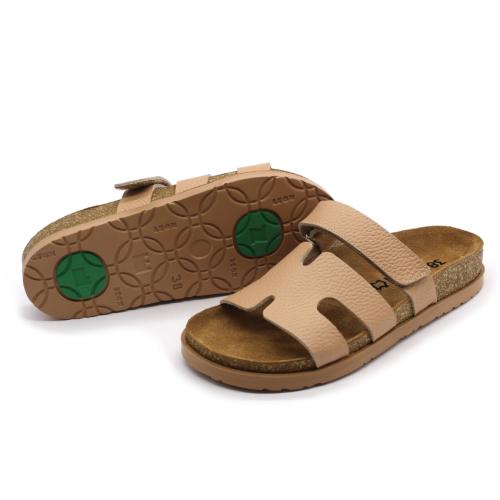 7032 LEON Comfort női bőr papucs