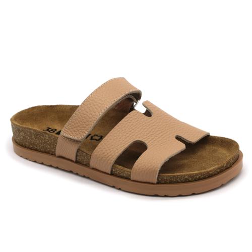 7032 LEON Comfort női bőr papucs