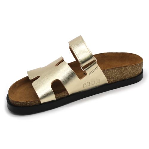 7032 LEON Comfort női bőr papucs