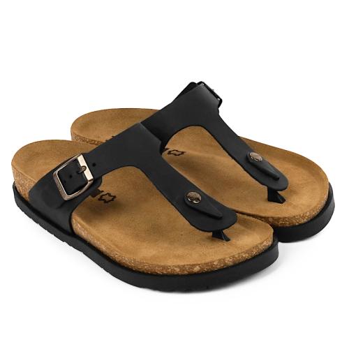 7080 LEON Comfort női bőr papucs