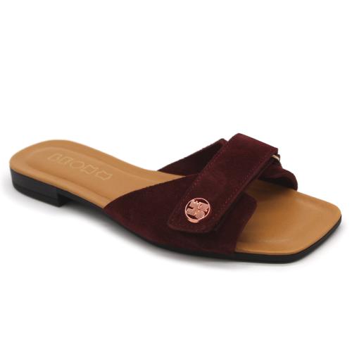 8004 LEON Comfort női bőr papucs